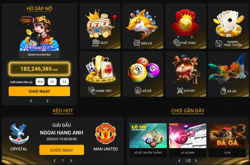 888B sử dụng chung kho game casino đa dạng từ danh tiếng như xóc đĩa, poker, rồng hổ, roulette.